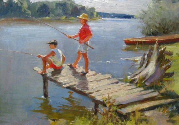 Картины рыбалки